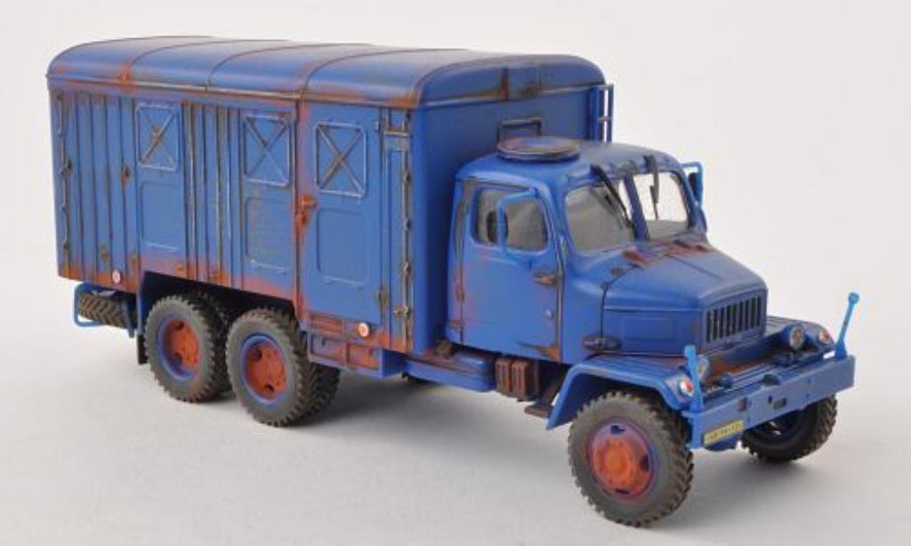 Praga V3S 1/43 Abrex Kasten blue mit Rostspuren diecast model cars