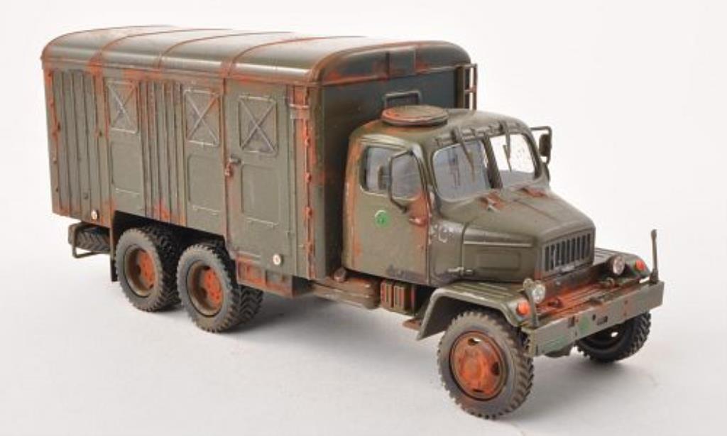 Praga V3S 1/43 Abrex Kasten olivgrun tschechische Armee mit Rostspuren diecast model cars