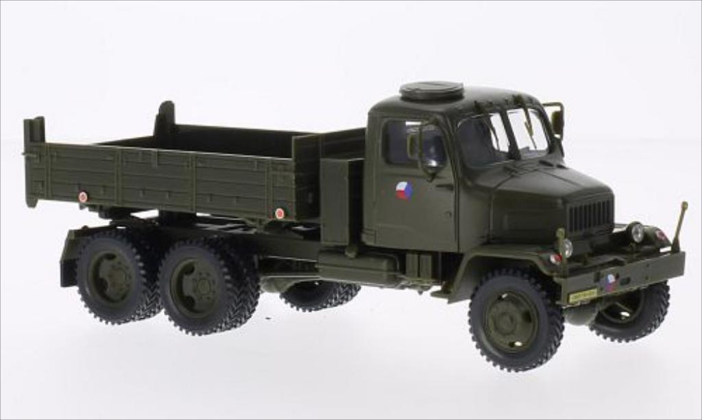 Praga V3S 1/43 Abrex Pritsche (Tipper Lorry) tschechische Armee matt-grun diecast model cars