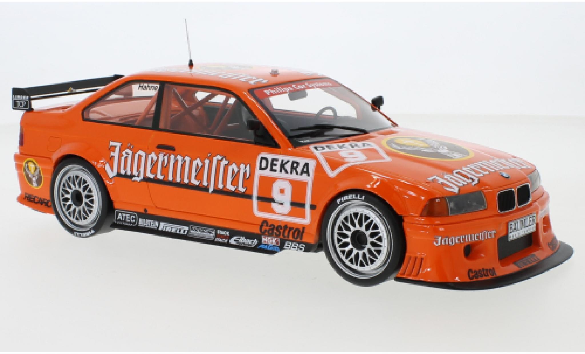 Bmw 325 1/18 Premium ClassiXXs i (E36) No.9 Linder Racing J&auml;germeister DTM N&uuml;rburgring 1993 A.Hahne diecast model cars
