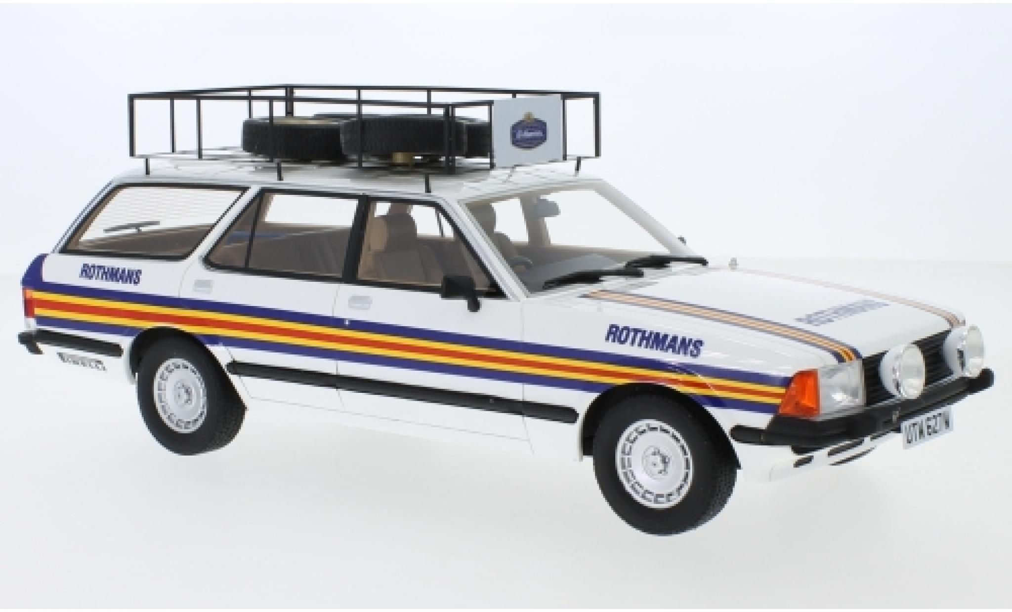 Ford Granada 1/18 Premium ClassiXXs MK II Turnier RHD Rothmans 1981 Rothmans Rally Team diecast model cars