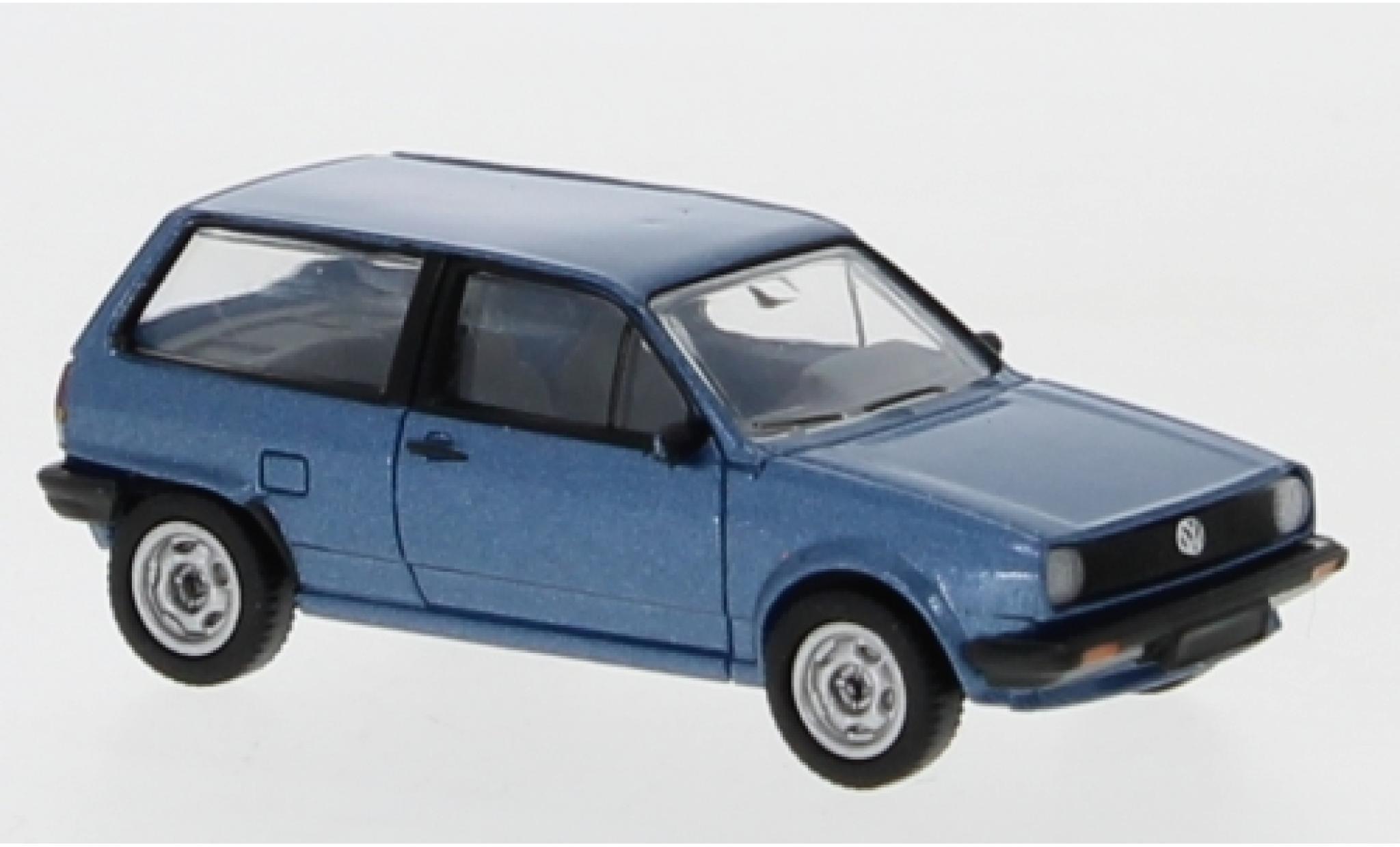 Volkswagen Polo 1/87 Premium ClassiXXs II metallic blue 1985 diecast model cars