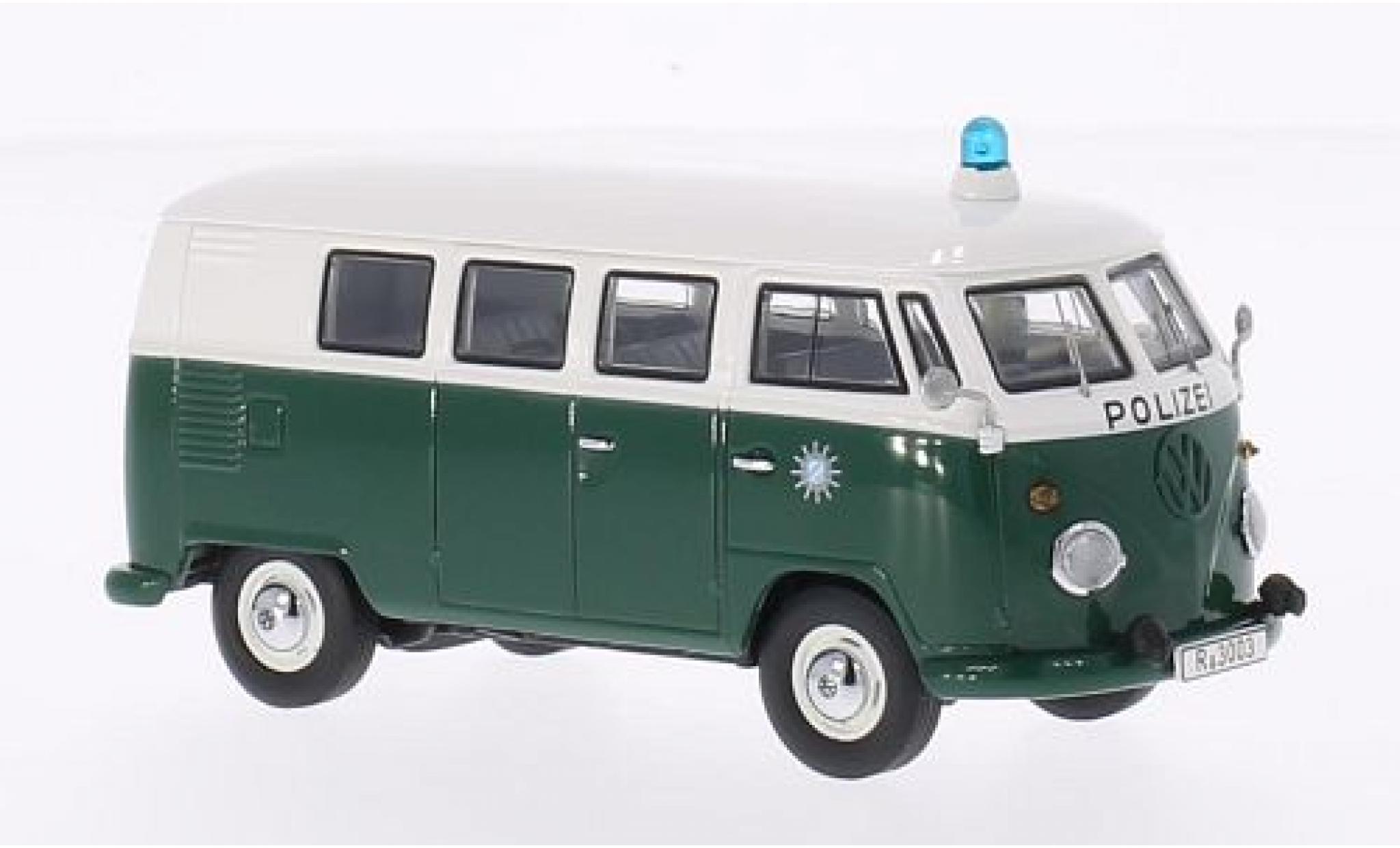 Volkswagen T1 1/43 Premium ClassiXXs green/white Police bus diecast model cars