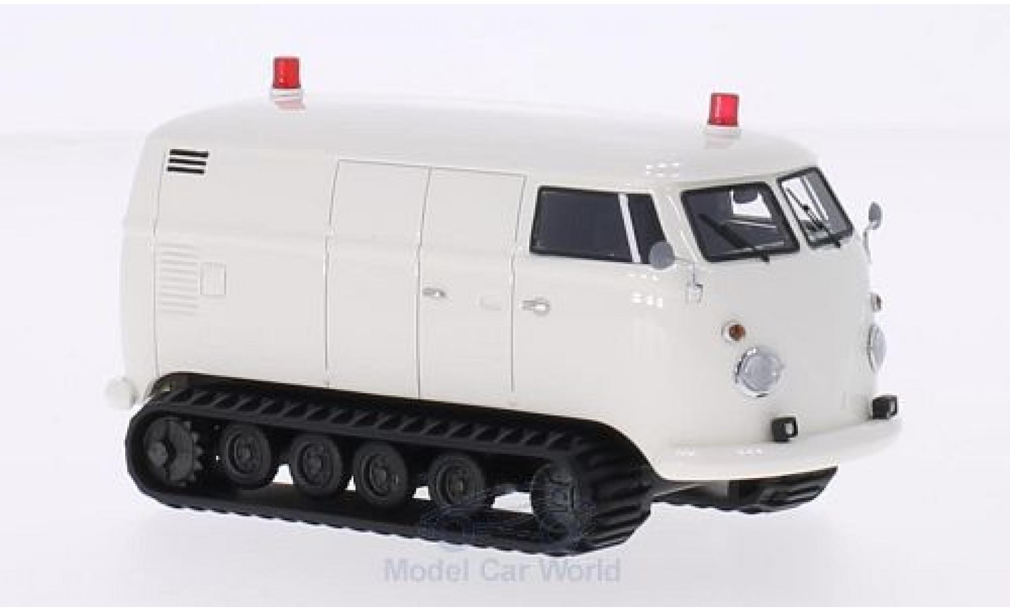 Volkswagen T1 B 1/43 Premium ClassiXXs Pistenbulli white 1966 diecast model cars