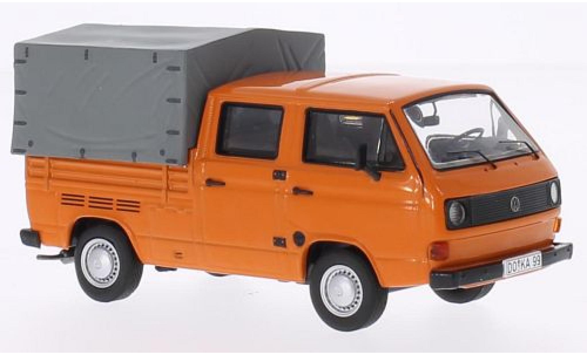 Volkswagen T3 1/43 Premium ClassiXXs a Doka Pritsche orange diecast model cars