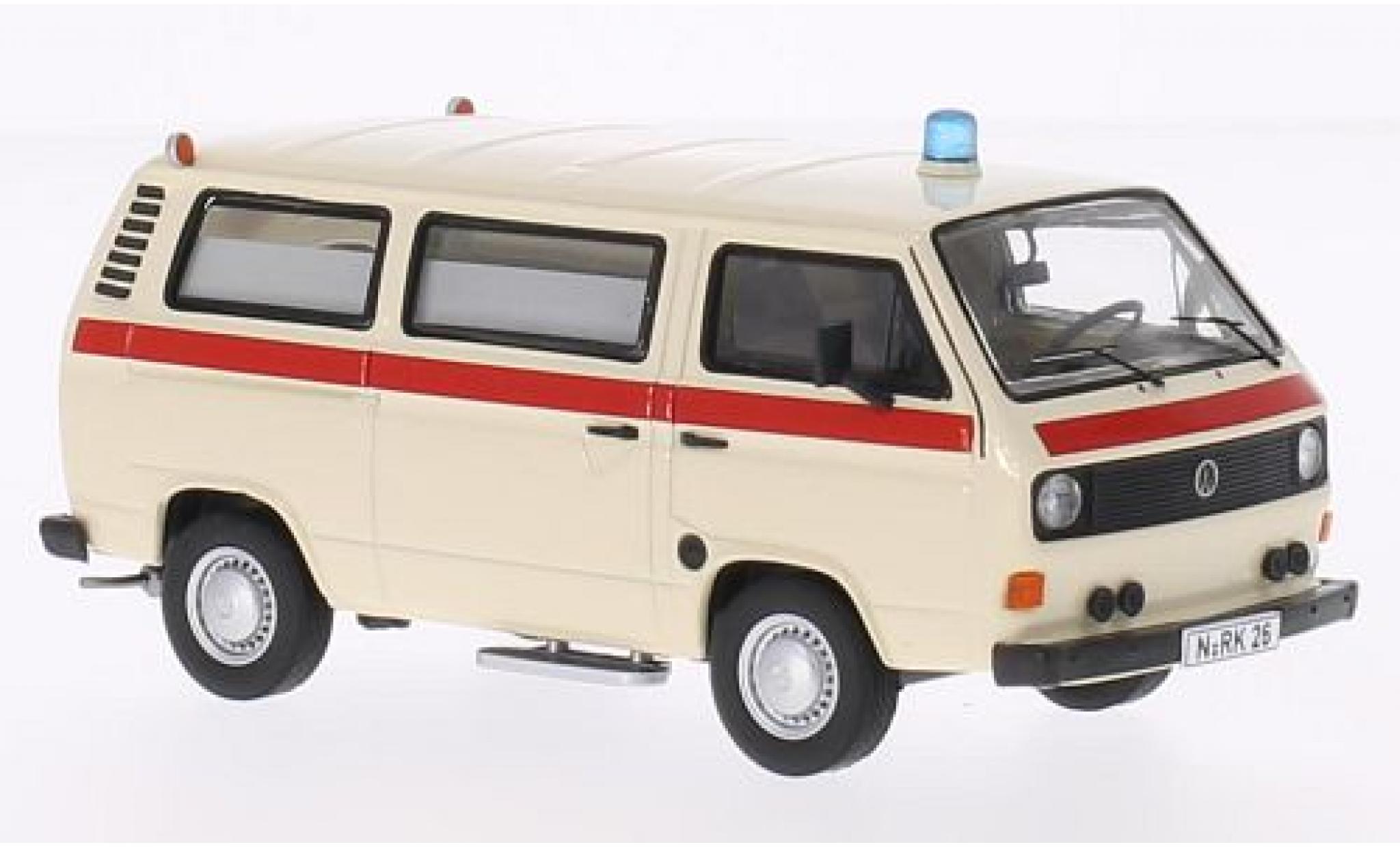 Volkswagen T3 1/43 Premium ClassiXXs a Krankenwagen DRK - Deutsches Rotes Kreuz diecast model cars
