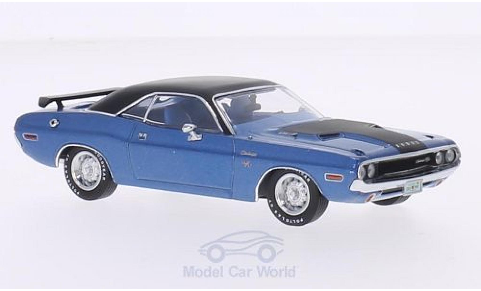 Dodge Challenger 1970 1/43 Premium X R/T metallic blue/matt-black 1970 diecast model cars