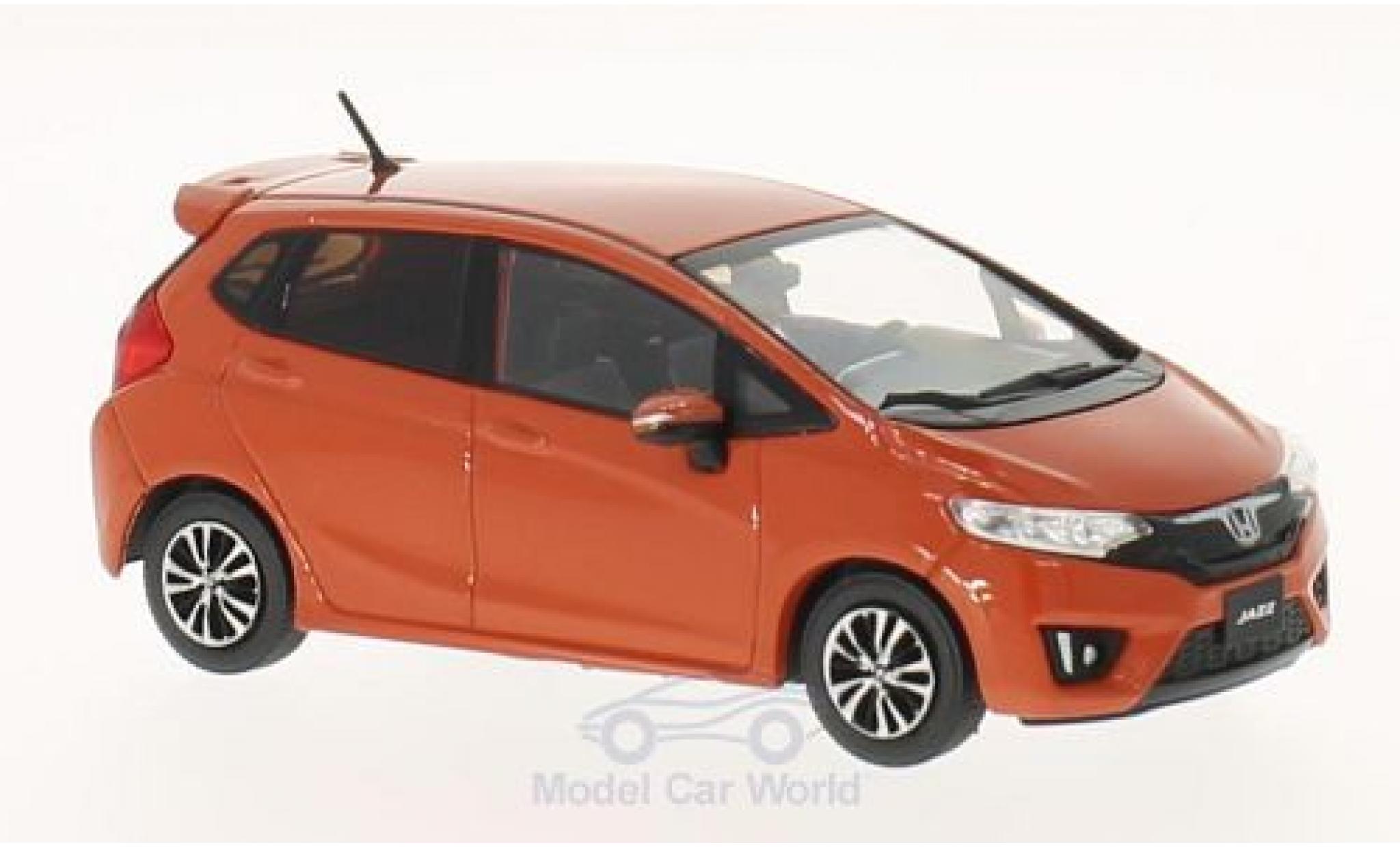 Honda Jazz 1/43 Premium X orange 2015 diecast model cars