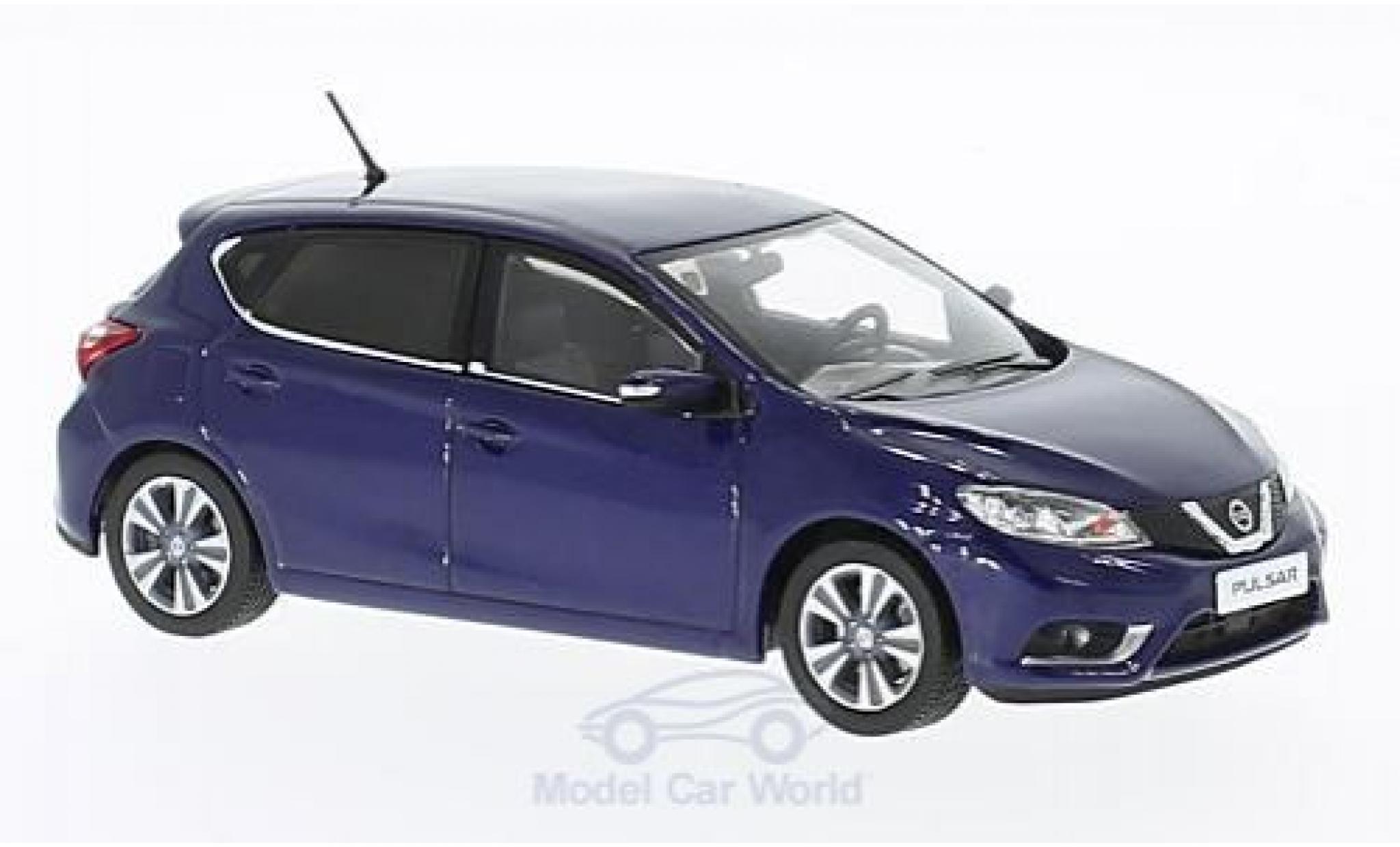 Nissan Pulsar 1/43 Premium X blue 2015 diecast model cars