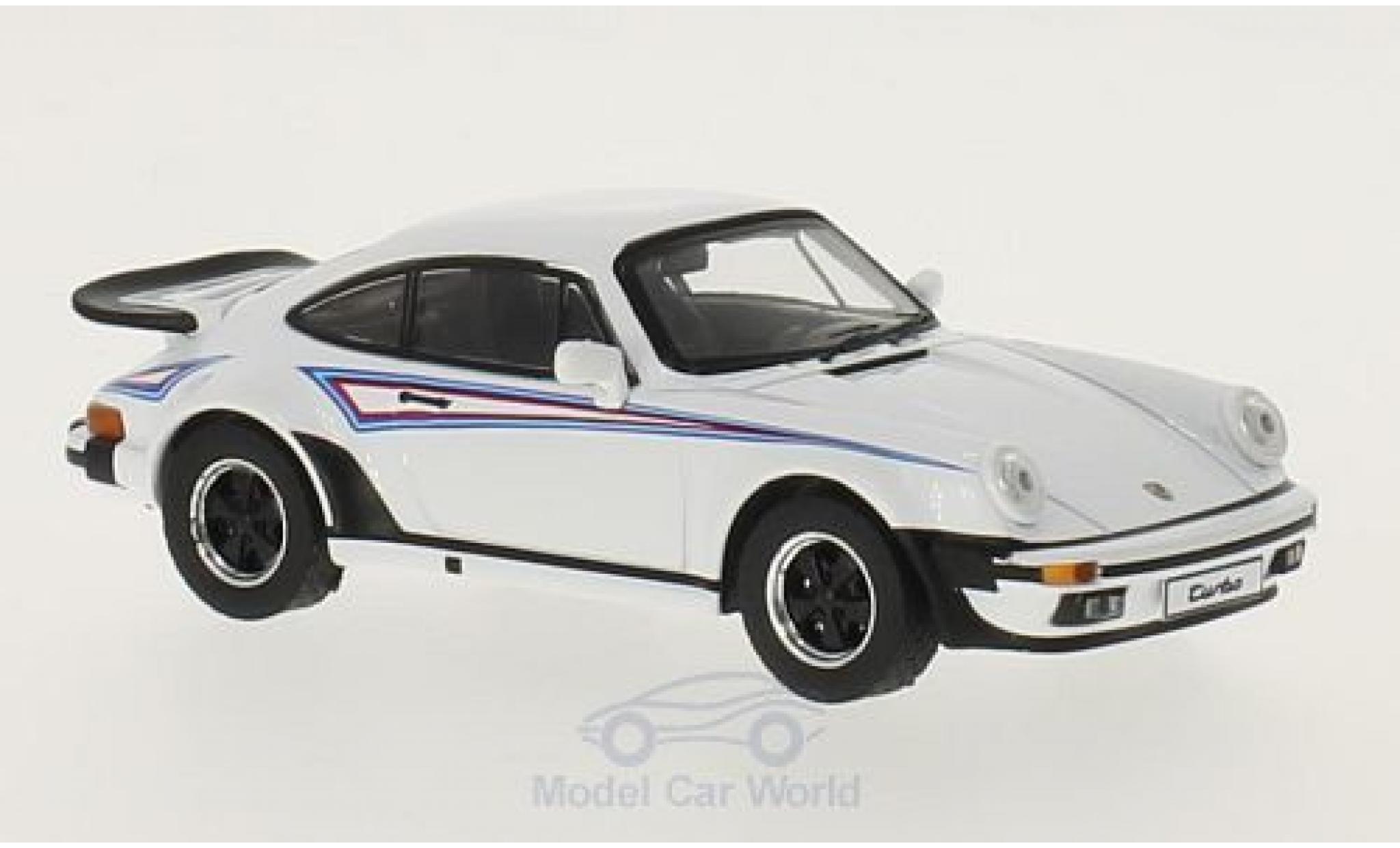 Porsche 930 Turbo 1/43 Premium X 911 Turbo Martini Edition white/Dekor 1975 diecast model cars