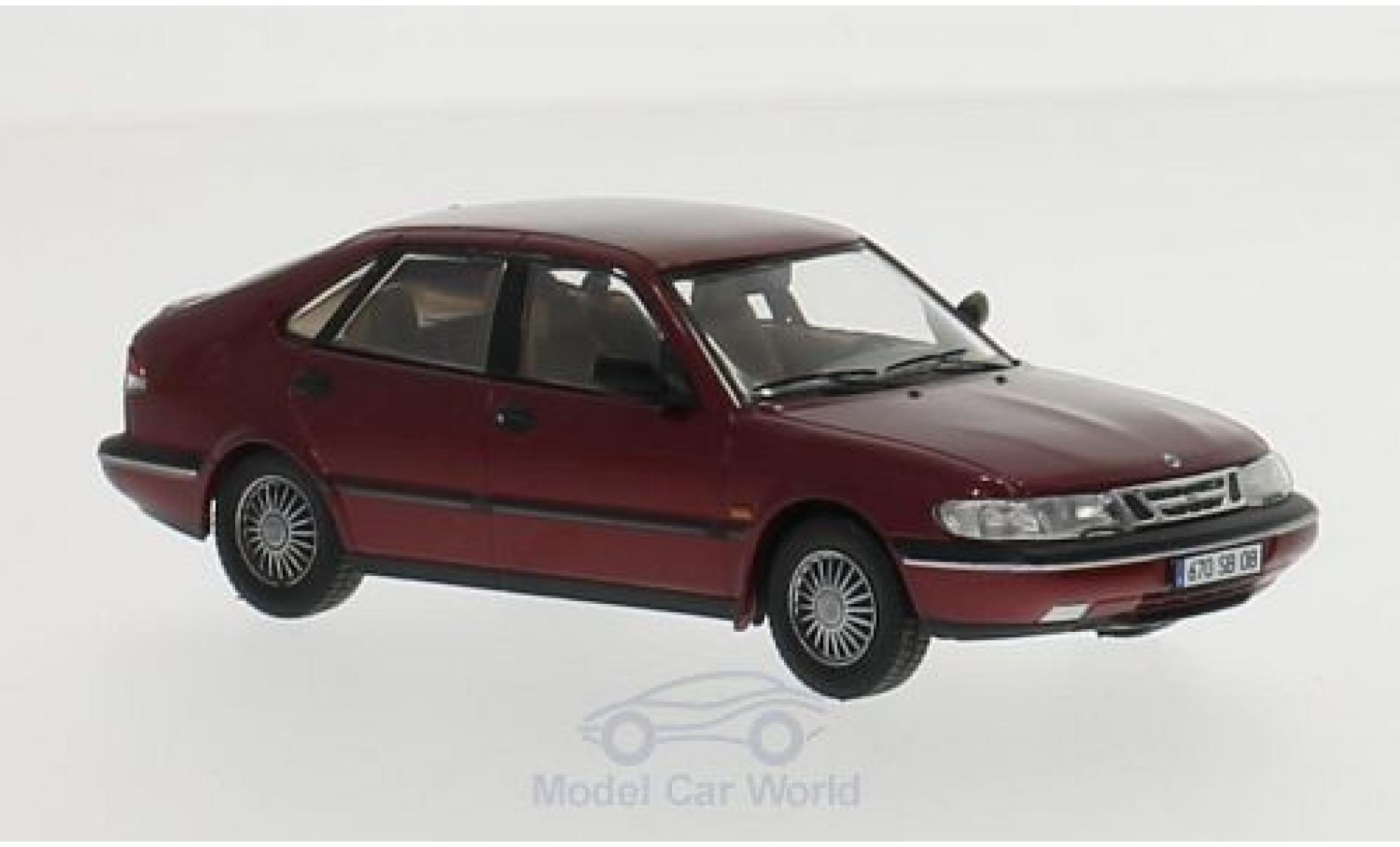 Saab 900 1/43 Premium X V6 metallic red 1994 diecast model cars