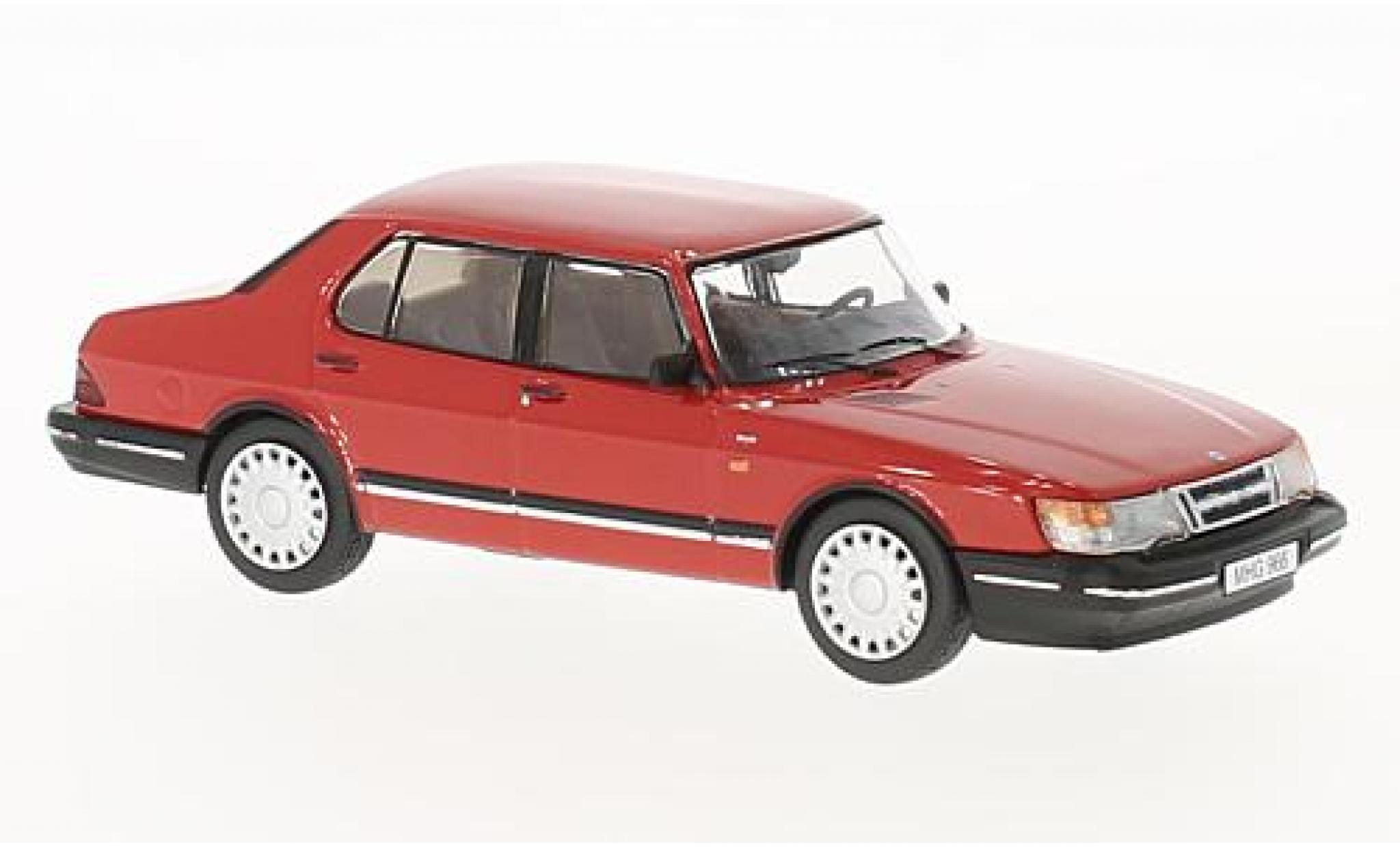 Saab 900 1/43 Premium X i red 1987 diecast model cars