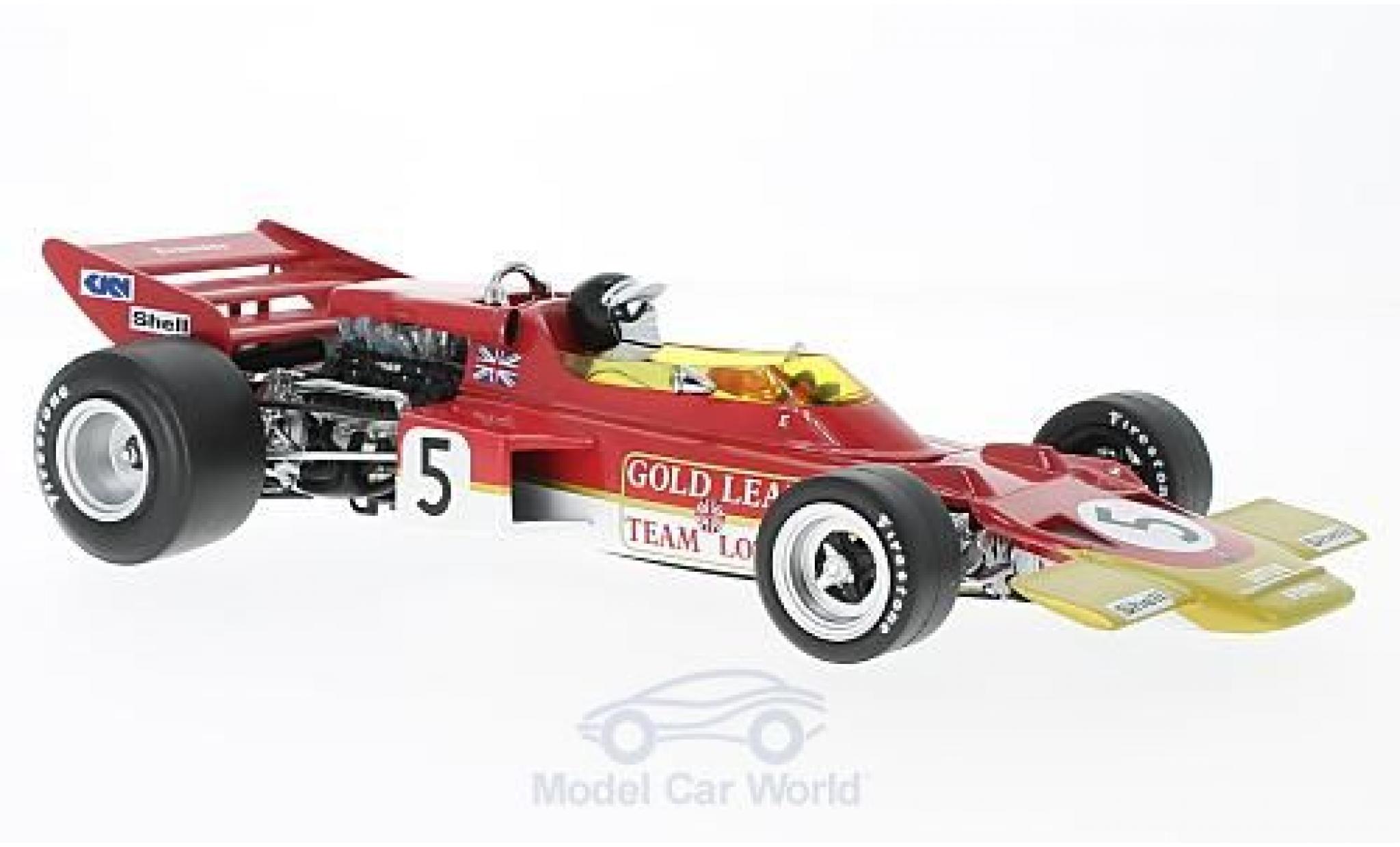 Lotus 72 1/18 Quartzo C No.5 Team Gold Leaf Formel 1 GP Gro&szlig;britannien 1970 J.Rindt diecast model cars