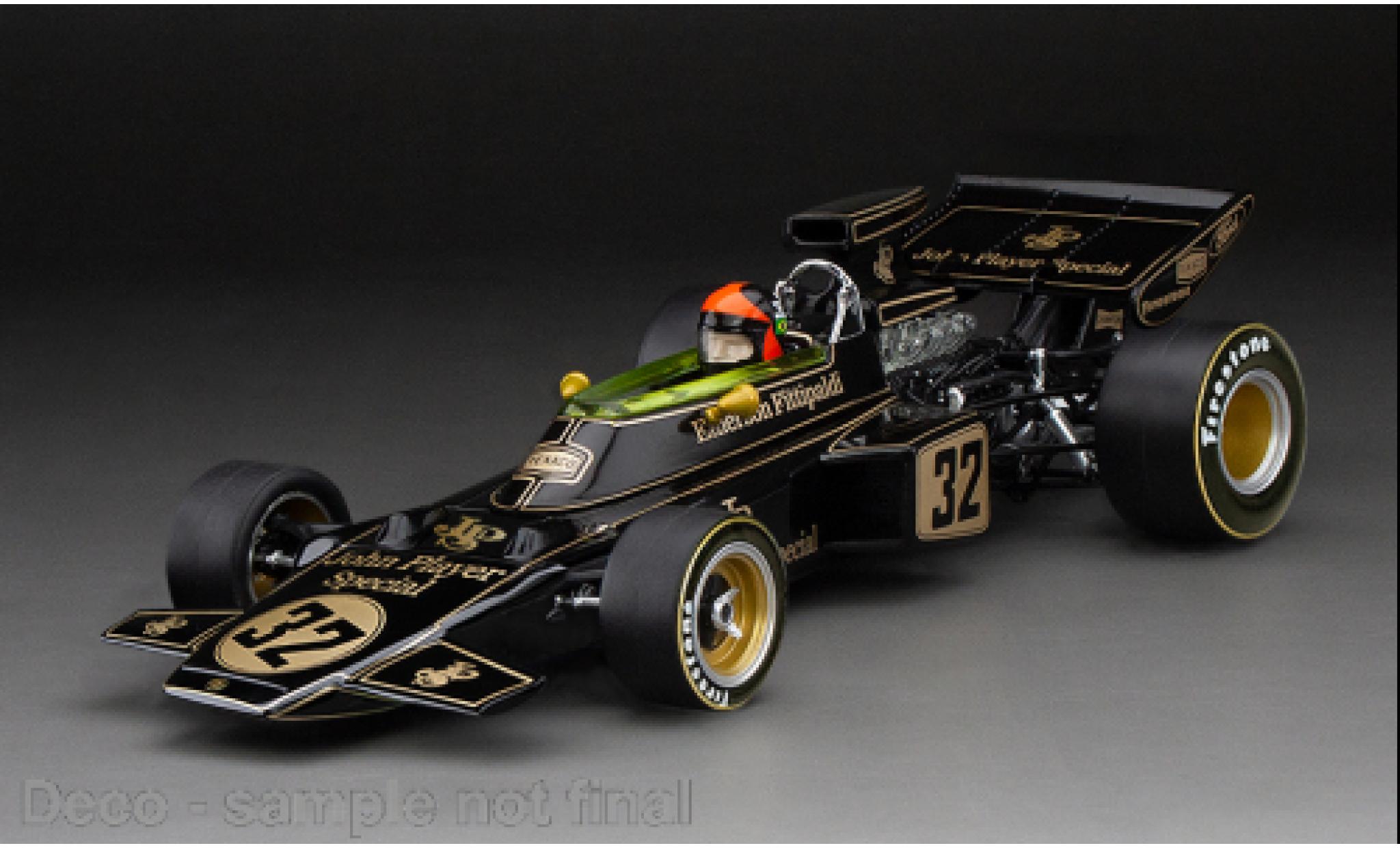 Lotus 72 1/18 Quartzo D No.32 John Player Special Formel 1 GP Belgien 19 1:18 diecast model cars