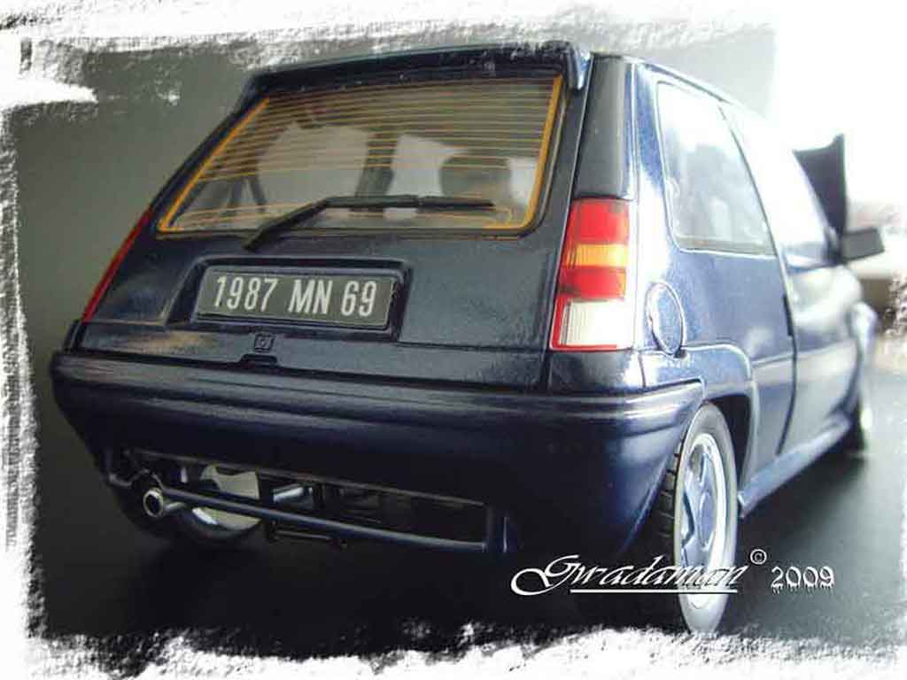 Renault 5 Alain Oreille GT Turbo serie limitee 1/18 Norev