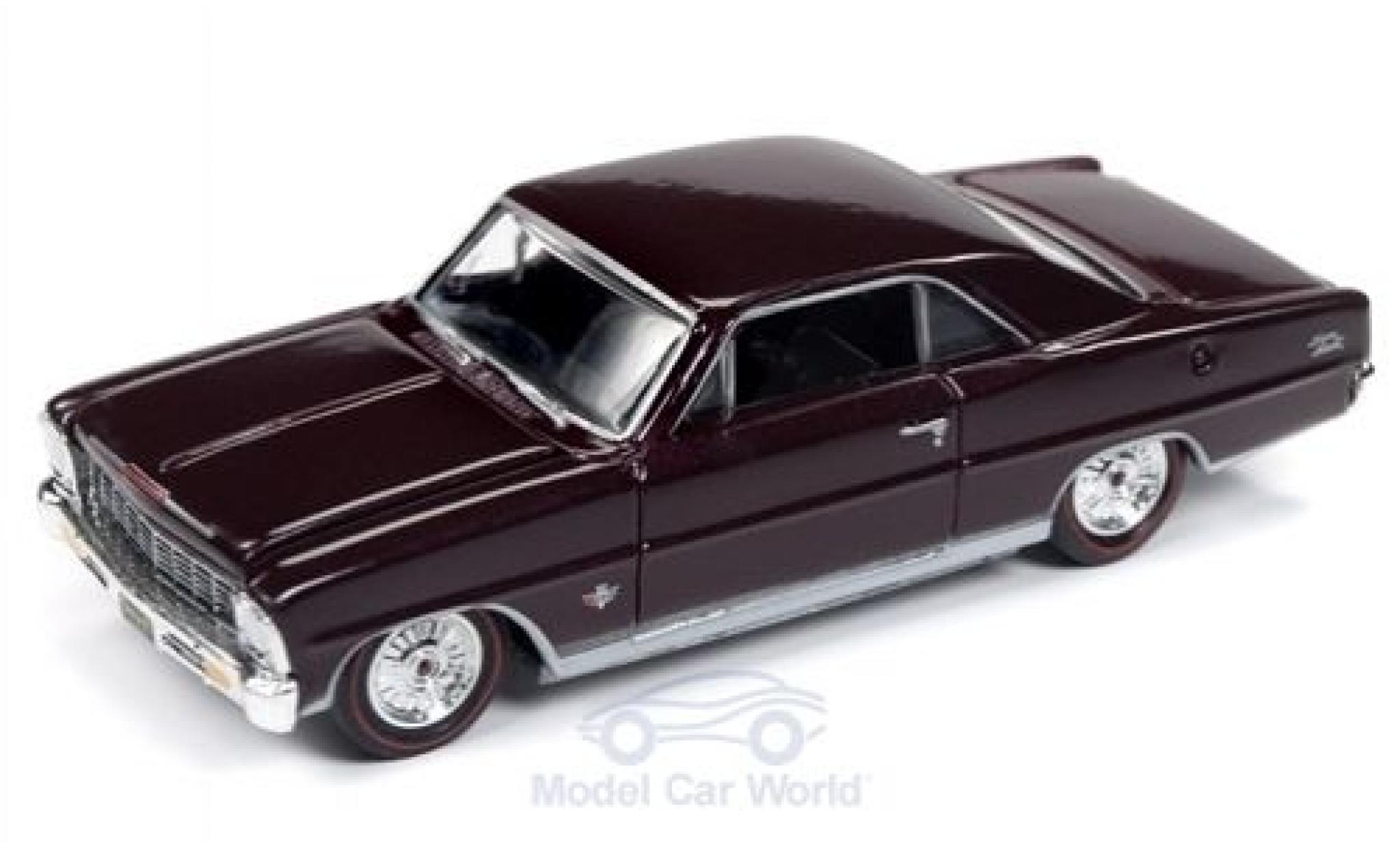 Chevrolet Nova 1/64 Racing Champions SS red 1966 diecast model cars