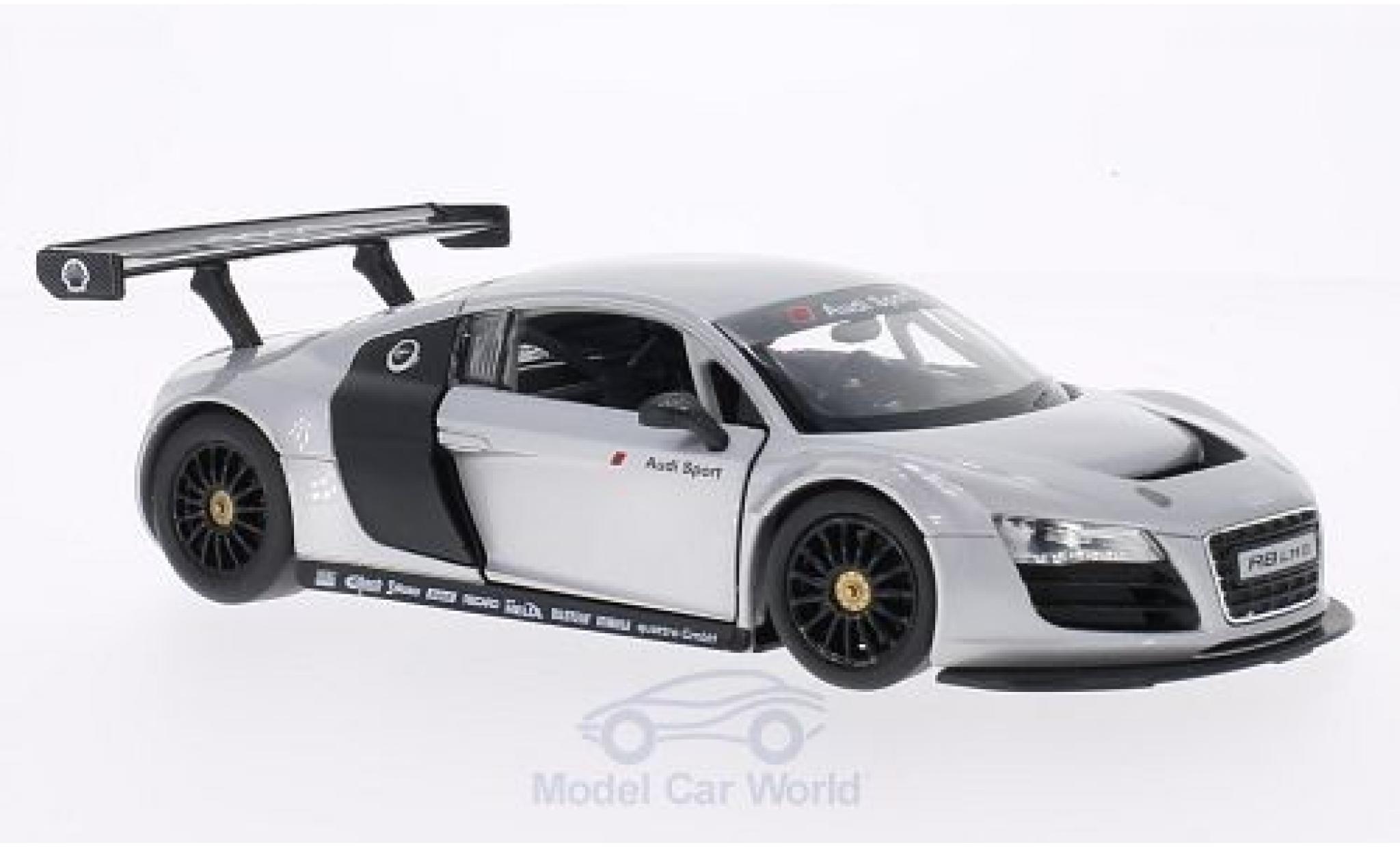Audi R8 1/24 Rastar LMS grey diecast model cars
