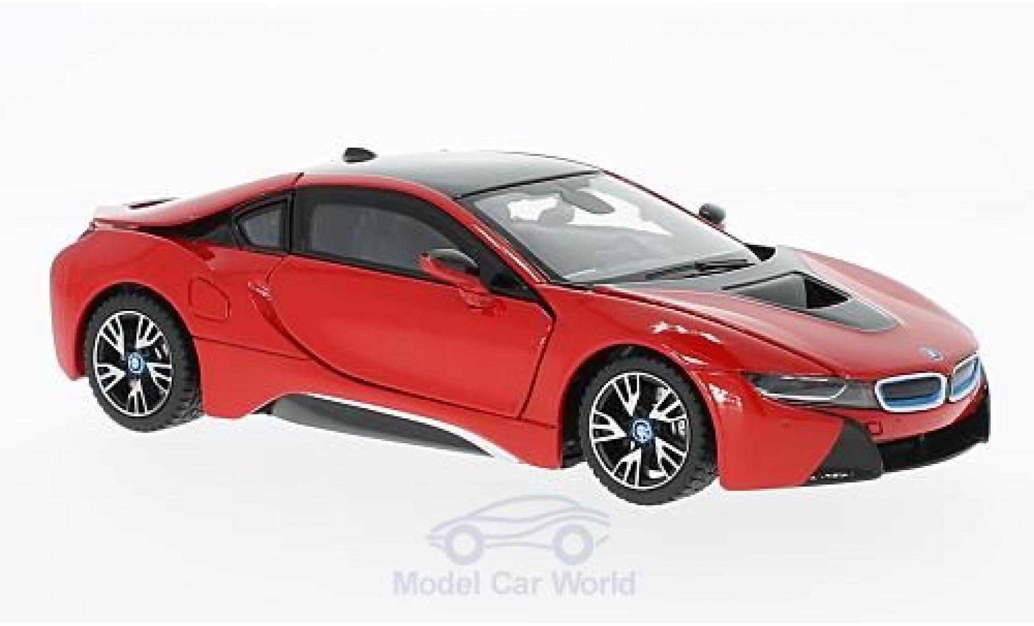 Bmw i8 1/24 Rastar red diecast model cars