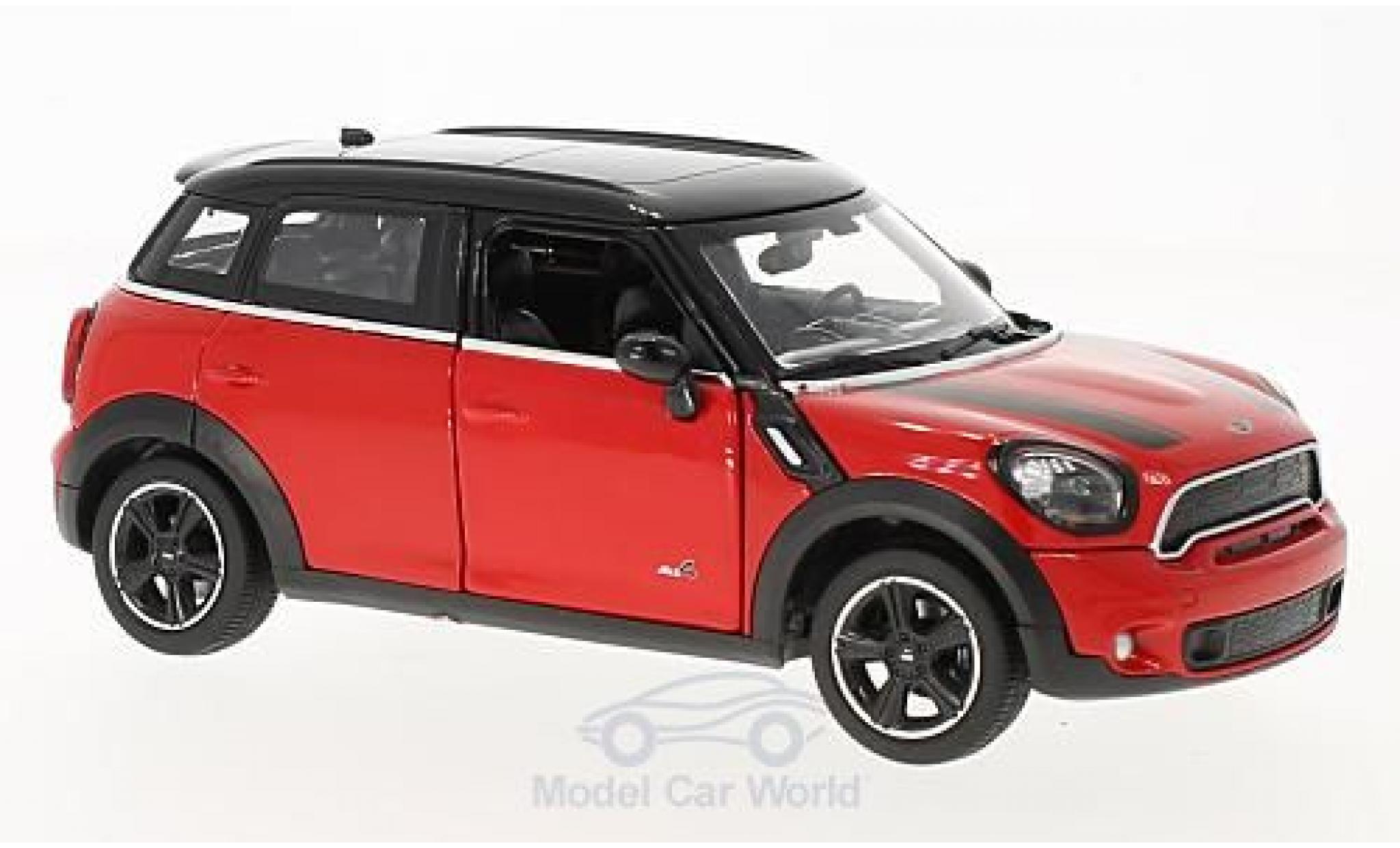 Mini Cooper S 1/24 Rastar S Countryman (R60) red/black diecast model cars