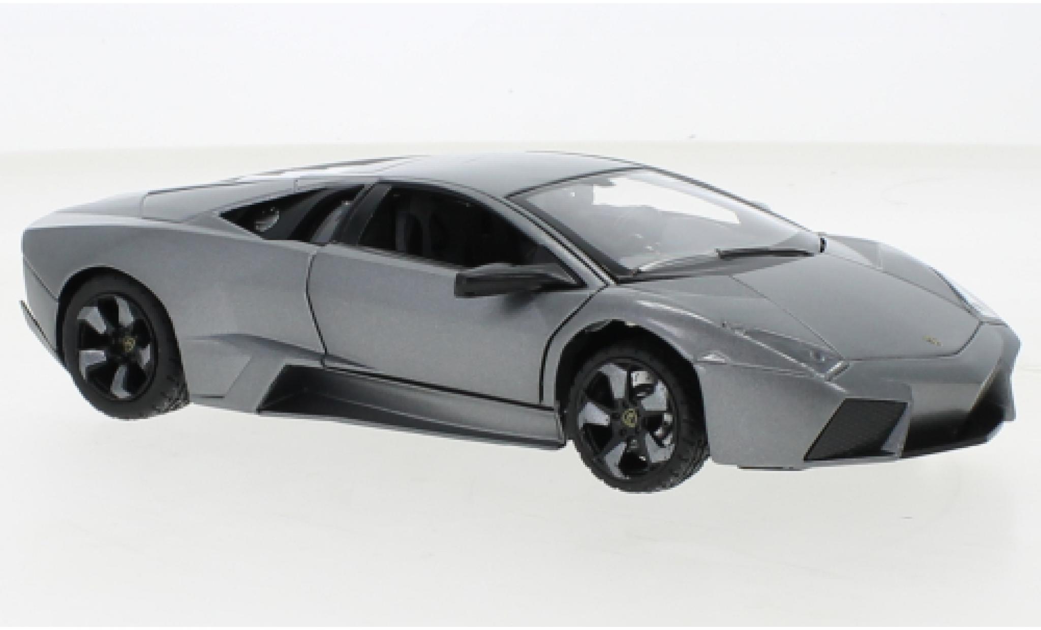 Lamborghini Reventon 1/24 Rastar metallise grey diecast model cars