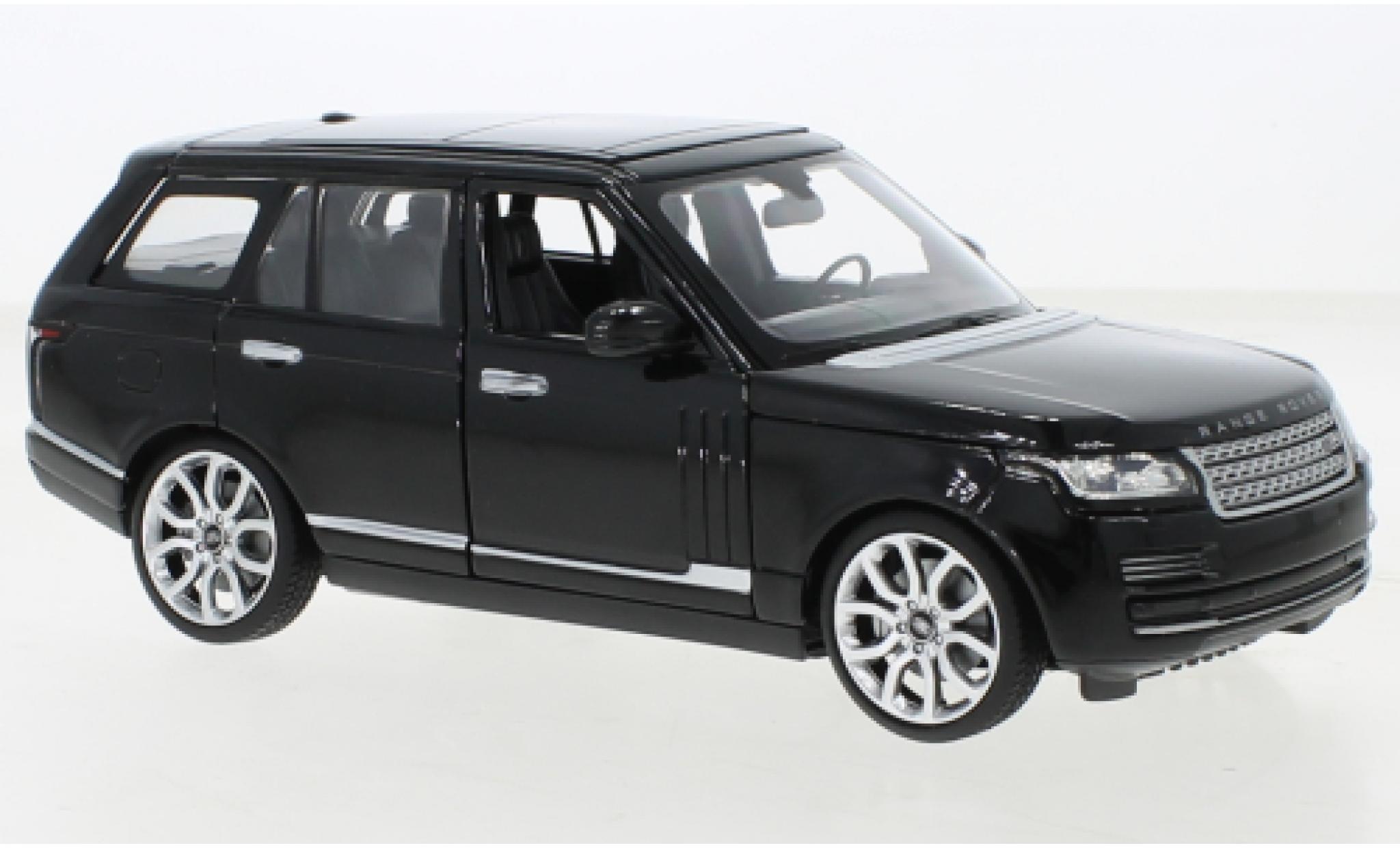 Land Rover Range Rover 1/24 Rastar black diecast model cars