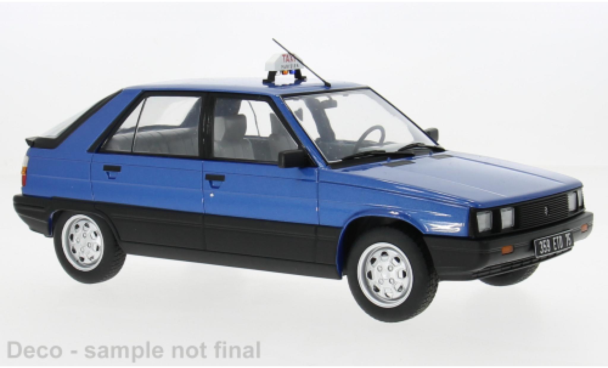 Renault 11 1/18 MCG GTL blue 1985 Taxi (F) 1:18 diecast model cars