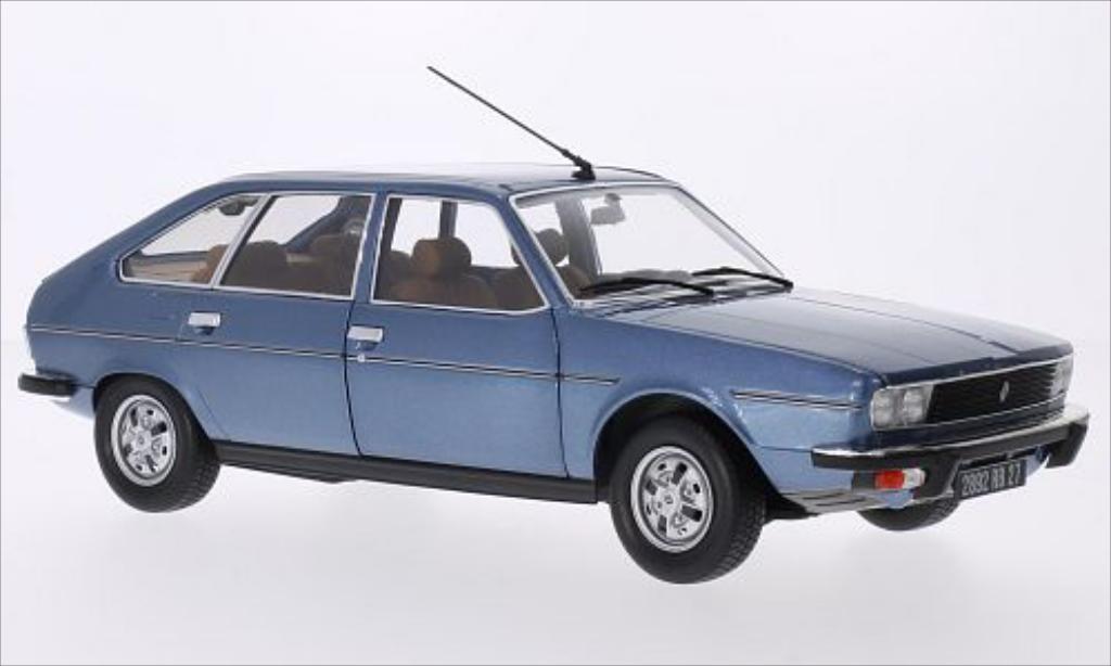 Renault 30 1/18 Norev TS metallic blue 1978 diecast model cars