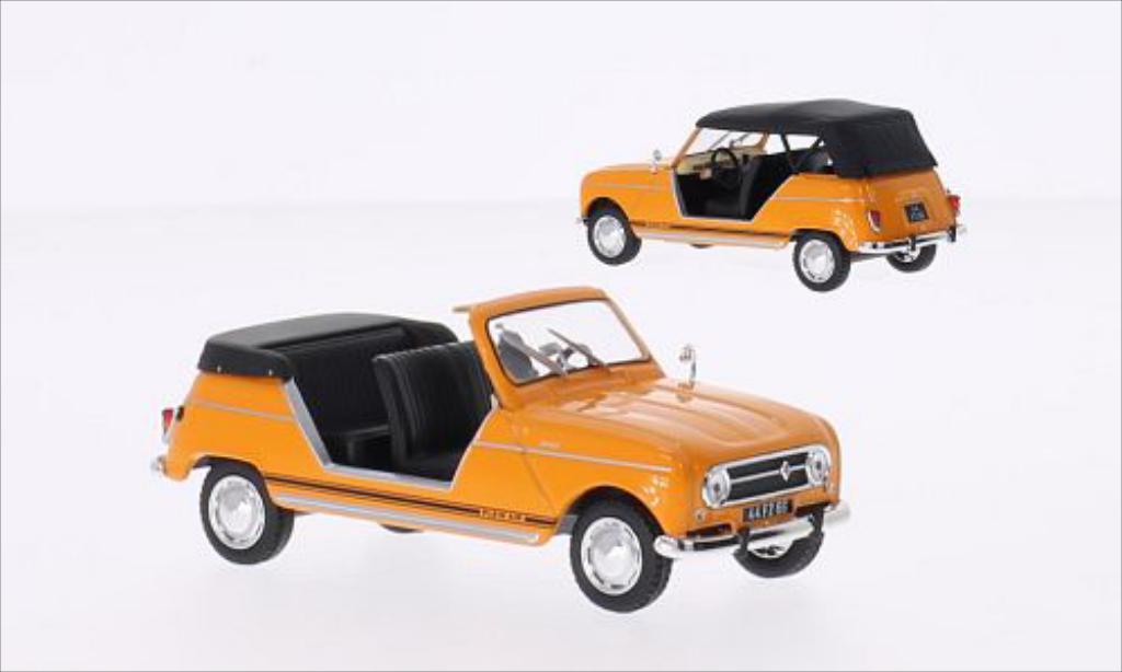 Renault 4 1/43 Norev Plein Air orange 1968 diecast model cars