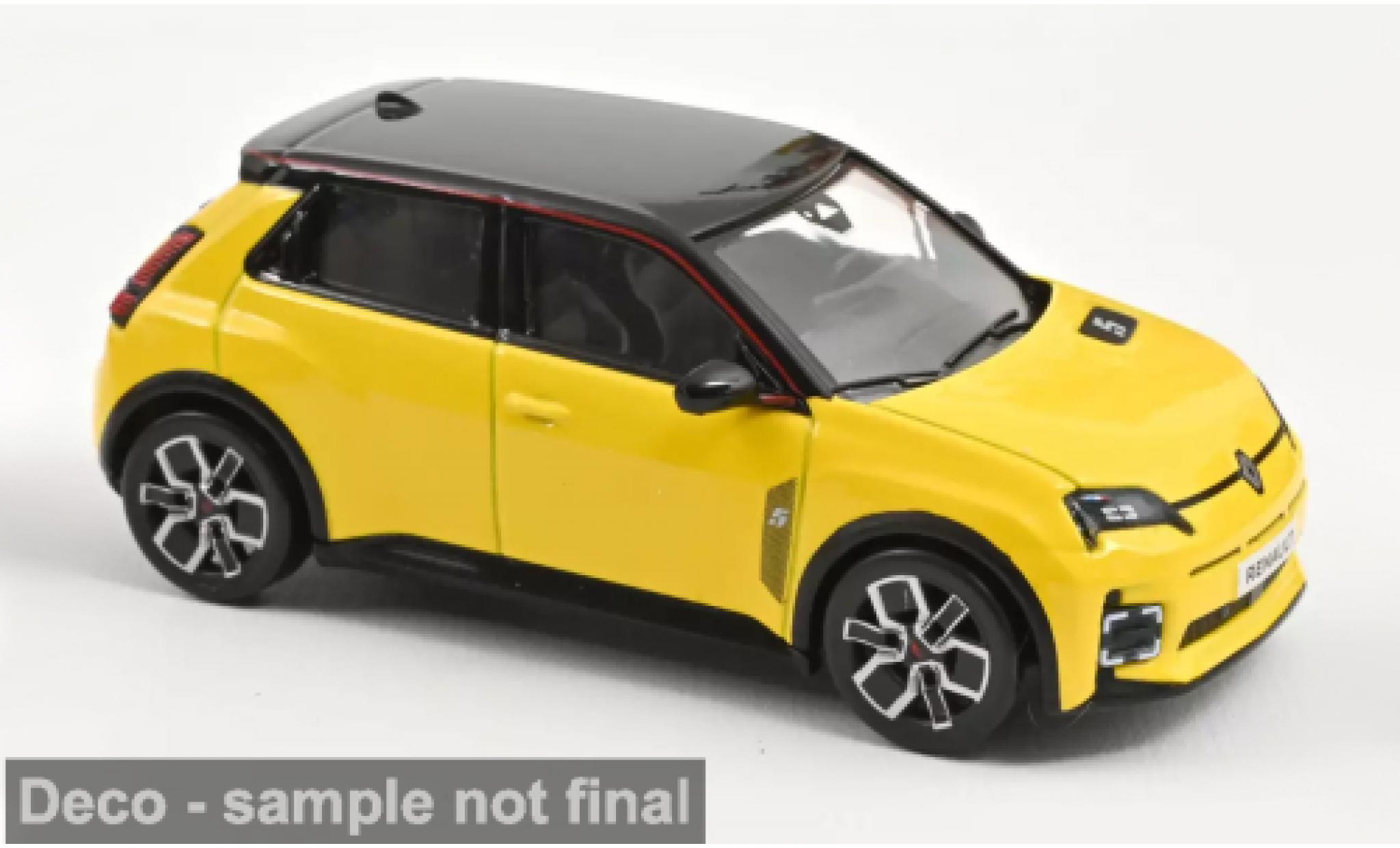 Renault 5 1/43 Norev E-Tech yellow/black 2024 1:43 diecast model cars
