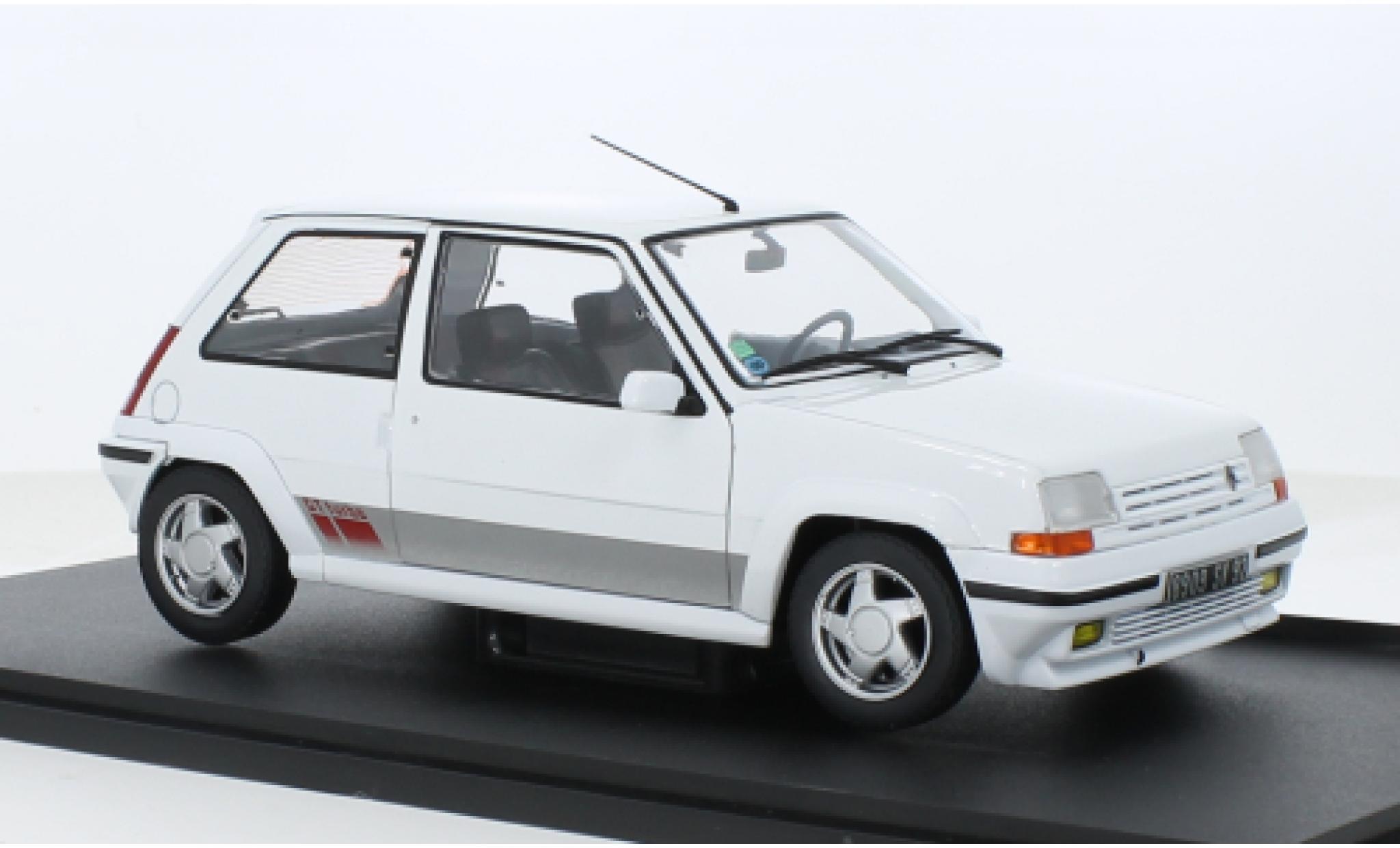 Renault 5 1/18 Solido GT Turbo Pha white 1:18 diecast model cars