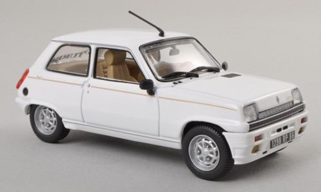 Renault 5 1/43 Norev Laureate Turbo white 198 diecast model cars