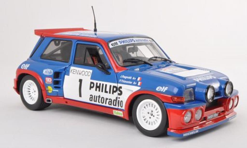 Renault 5 1/18 Solido Maxi Turbo No.1 Tour de France Auto 198 /P.Thimonier diecast model cars