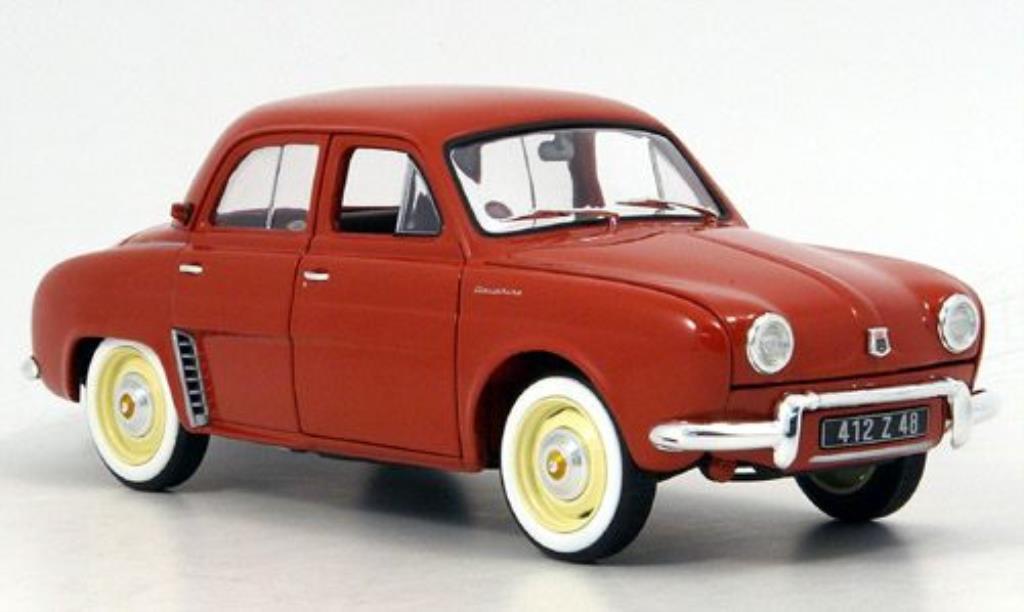 Renault Dauphine 1/18 Norev red 1958 diecast model cars