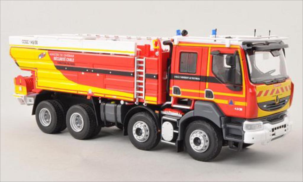 Renault Kerax 1/43 Eligor Cabine Profonde Brevet-CCGC 14500 Gimaex Securite Civile diecast model cars