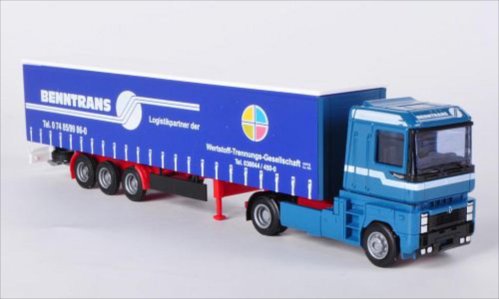 Renault Magnum 1/87 AWM Benntrans G-KSZ diecast model cars