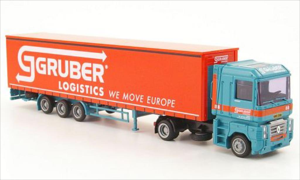 Renault Magnum 1/87 AWM Gruber Logistics Mega-G-KSZ diecast model cars