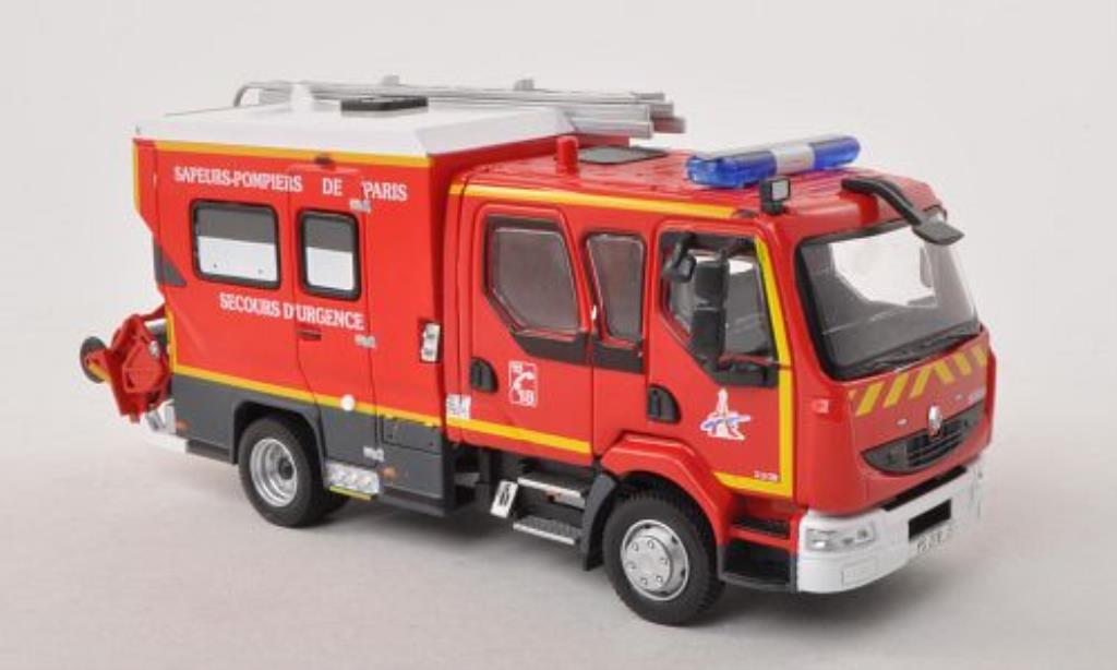 Renault Midlum 1/43 Eligor 220 DoKa Sapeurs Fire brigade de Paris - Secours dUrgence Fire brigade (F) diecast model cars