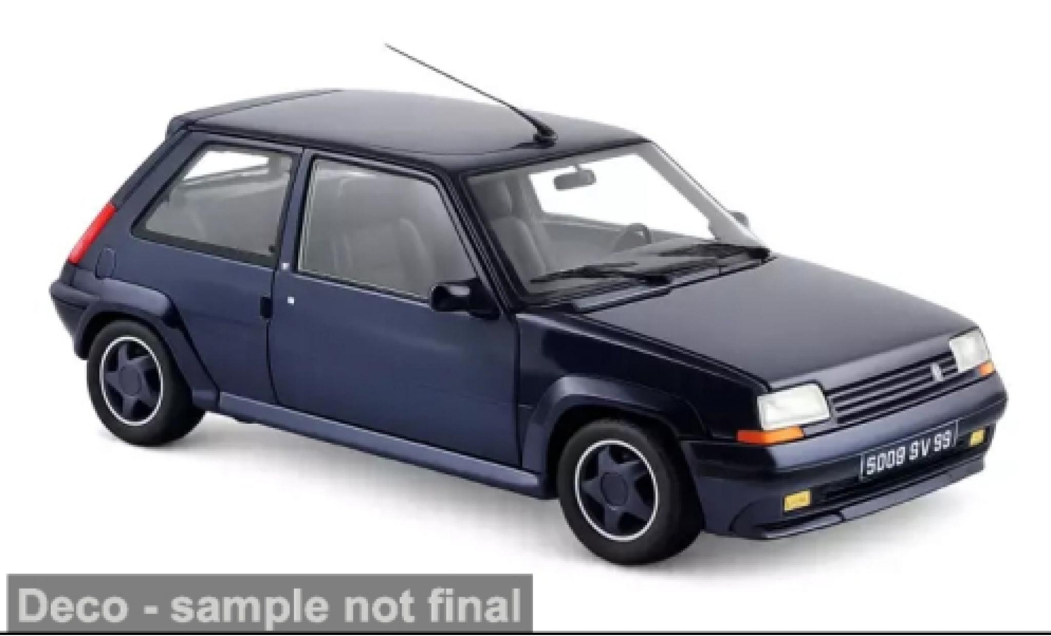 Renault 5 GT Turbo 1/18 Norev Supercinq GT Turbo blue 1989 1:18 diecast model cars