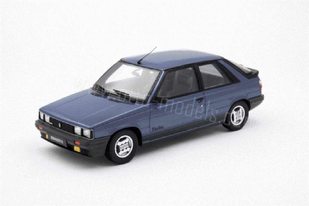 Renault 11 Turbo 1/18 Ottomobile Turbo 1985 blue diecast model cars