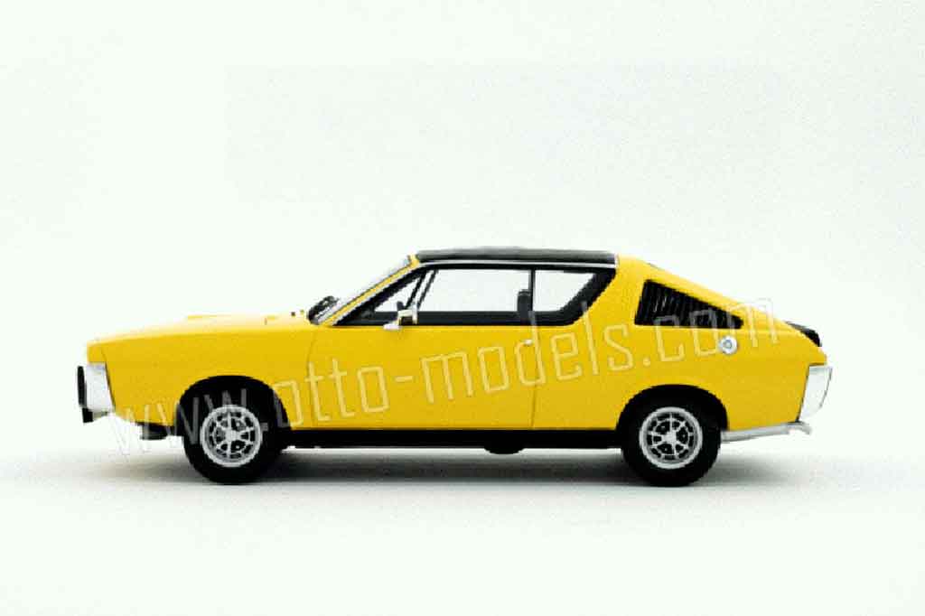 Renault 17 Gordini yellow 1977 1/18 Ottomobile