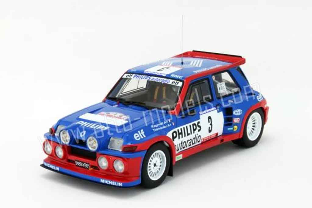 Renault 5 Turbo 1/18 Ottomobile Turbo maxi philips 198 diecast model cars