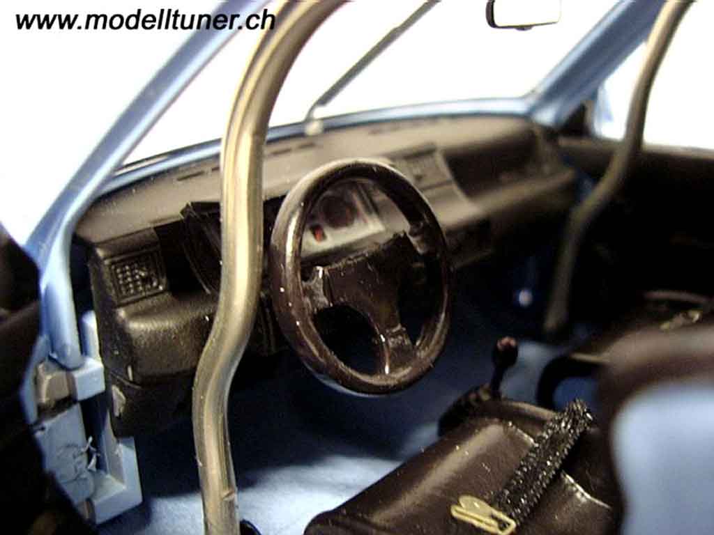 Renault 5 Turbo GT blue jantes 13 pouces 1/18 Norev