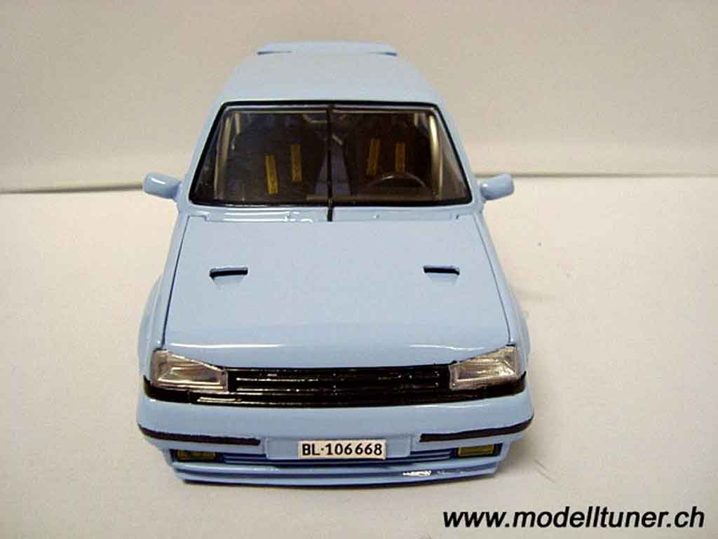 Renault 5 Turbo GT blue jantes 13 pouces 1/18 Norev