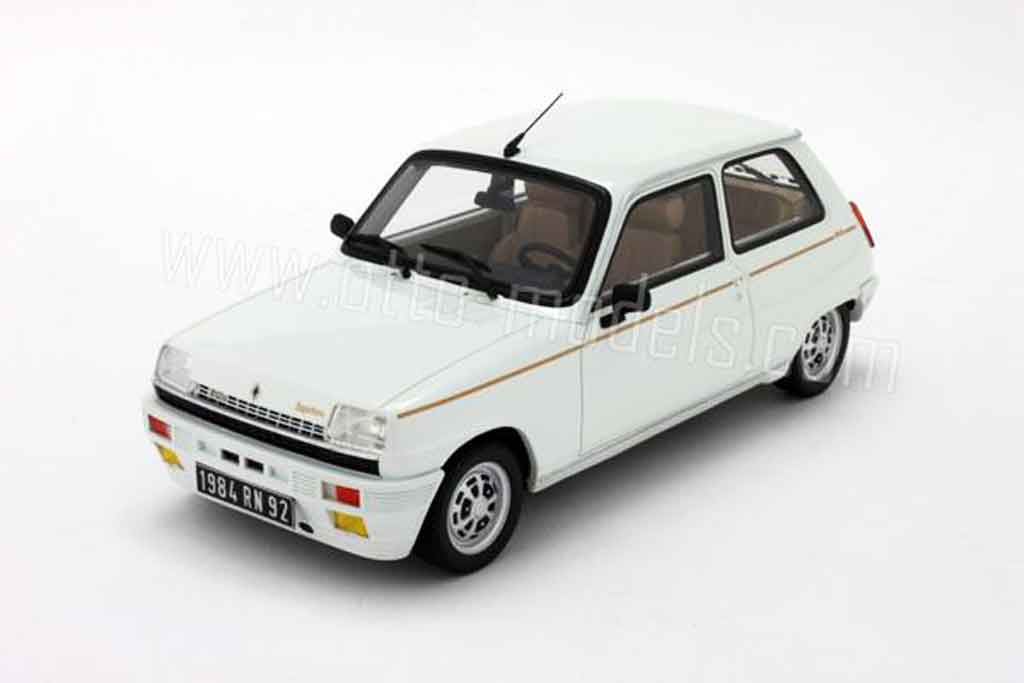 Renault 5 Turbo 1/18 Ottomobile Turbo laureate white 1984 diecast model cars