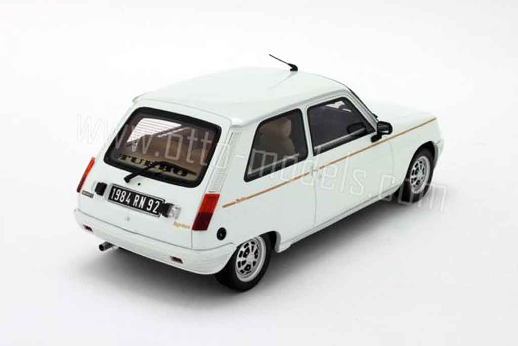 Renault 5 Turbo laureate white 1984 1/18 Ottomobile