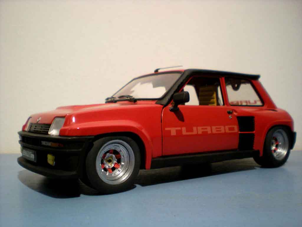 Renault 5 Turbo 1/18 Universal Hobbies Turbo red jantes gotti 073r diecast model cars