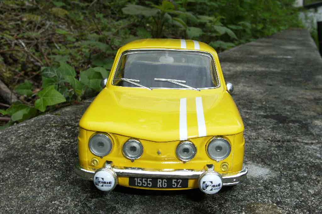 Renault 8 Gordini 1/18 Solido Gordini rallye monte-carlo 1969 diecast model cars