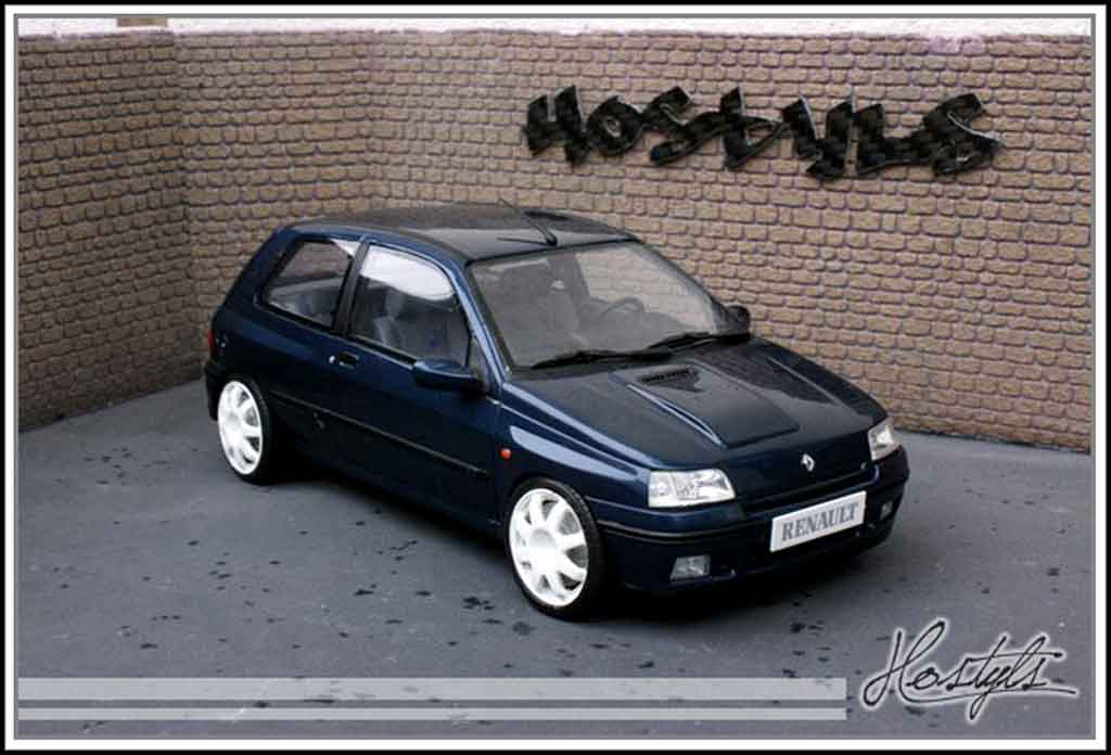 Renault Clio Williams 1/18 Ottomobile Williams jantes groupe a white diecast model cars
