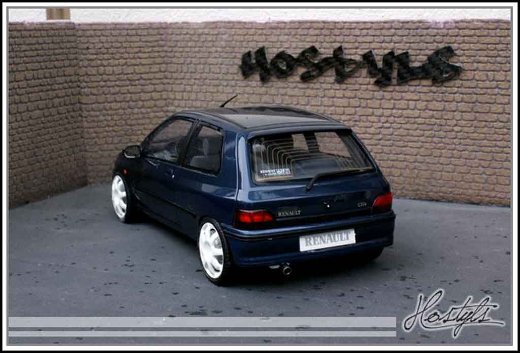 Renault Clio Williams jantes groupe a white 1/18 Ottomobile