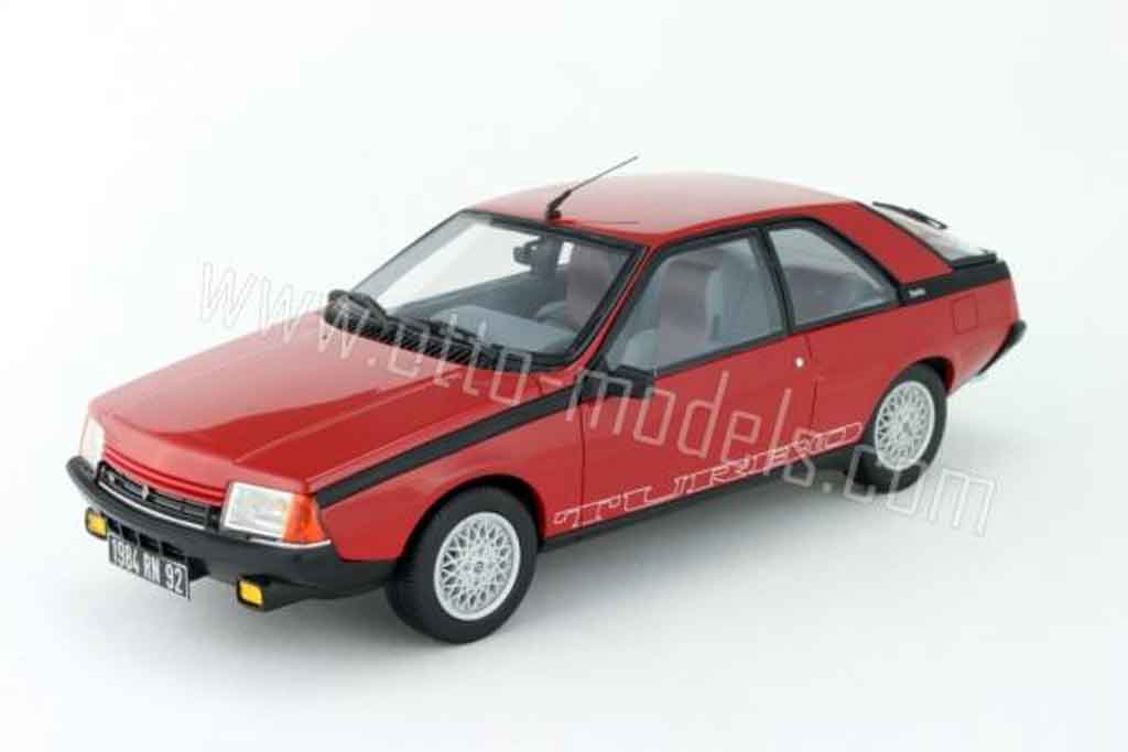 Renault Fuego 1/18 Ottomobile turbo phase 2 1983 red diecast model cars